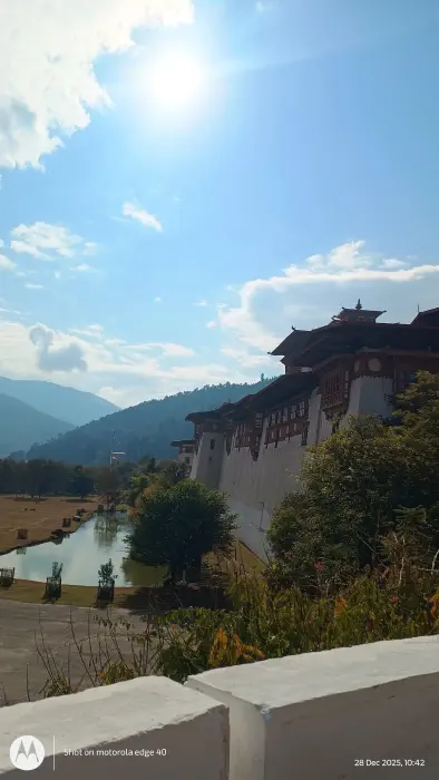 The serene inner courtyard