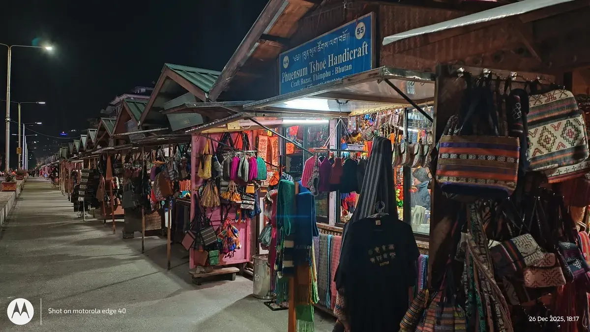  Rows of souvenirs at the market