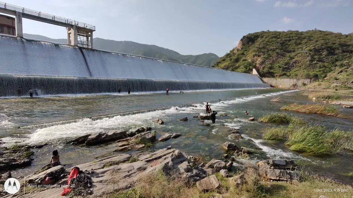 The unexpected beauty of Bagheri Ka Naka waterfall.